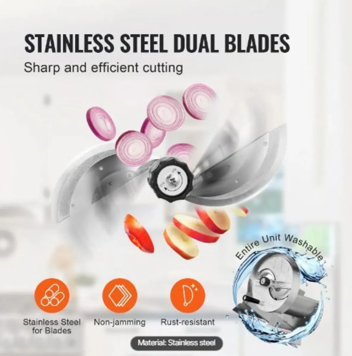 Manual Vegetable Fruit Slicer, 0-0.5"/0-12mm - Image 2