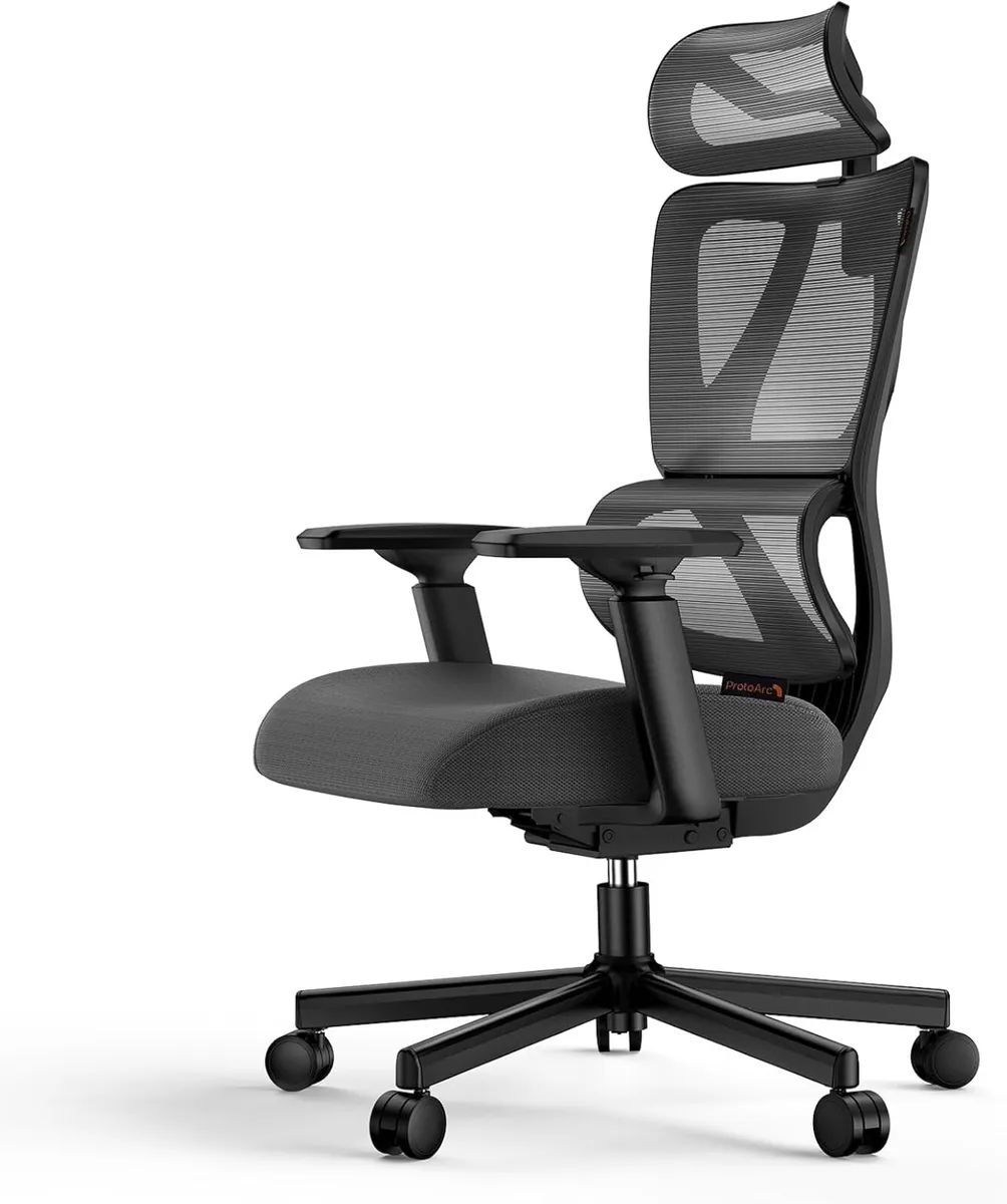 Ergonomic Office Chair with 10CM Spring Cushion - Image 1