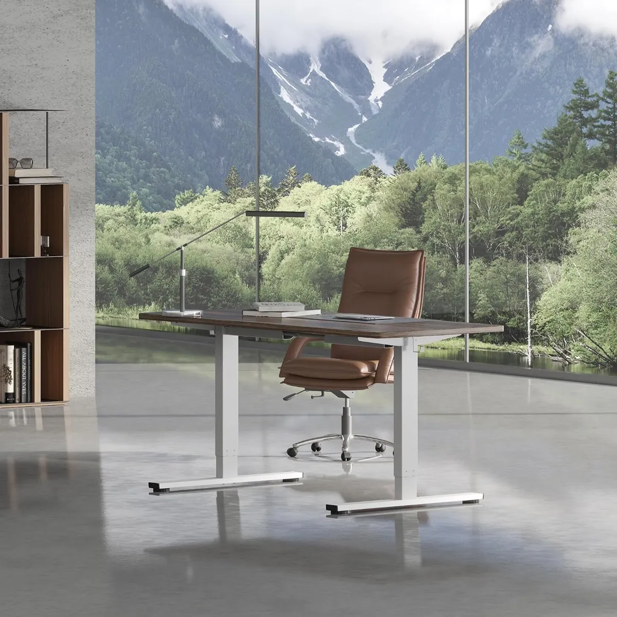 Cylinee Electric Standing Desk Frame with Round - Image 2