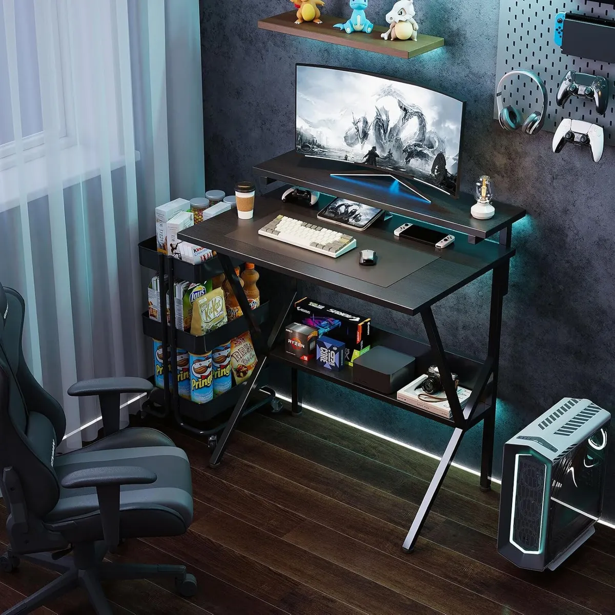 70 X 48CM Desk Small Computer - Image 2