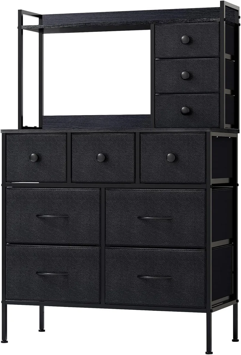 Bedroom Chest of Drawers Fabric Dresser - Image 1