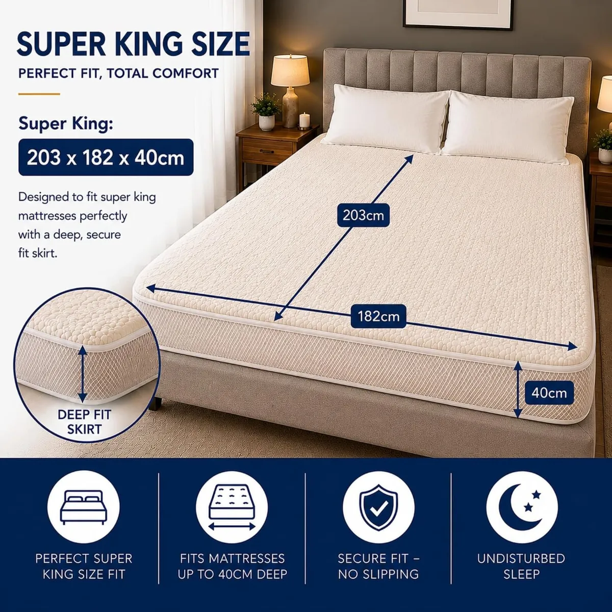 Electric Blanket Superking Size Fleece - Image 2