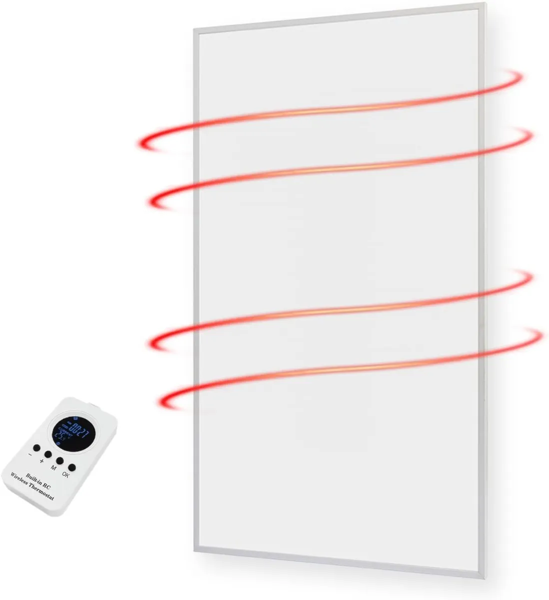 Infrared Space Heater 600W with Thermostat Energy - Image 1
