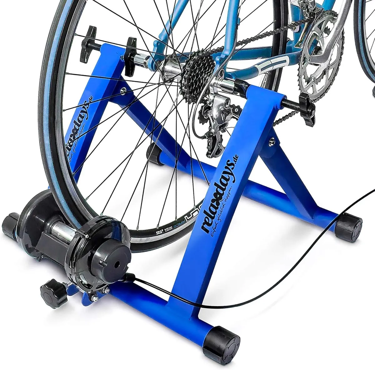 Indoor Bicycle Resistance Trainer 6 Gears - Image 1