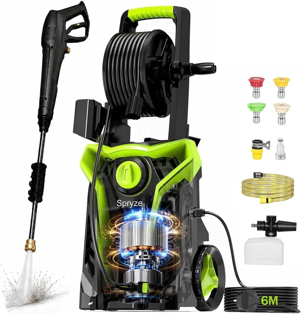 Pressure Washers Electric 2000W 160bar 540L H Jet - Image 1