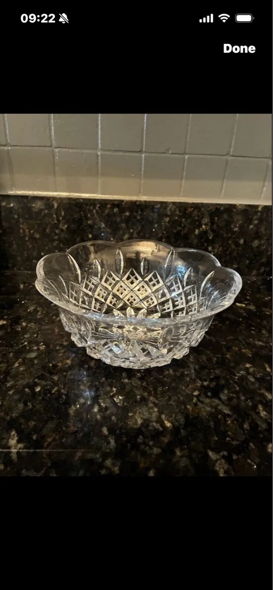 Vintage Dublin Crystal Bowl - Image 1