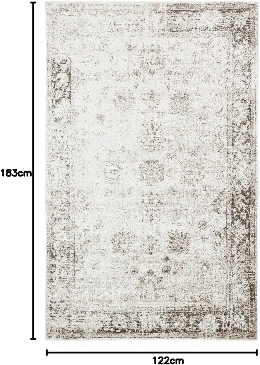 Sofia Collection Traditional Vintage Area Rug - Image 2