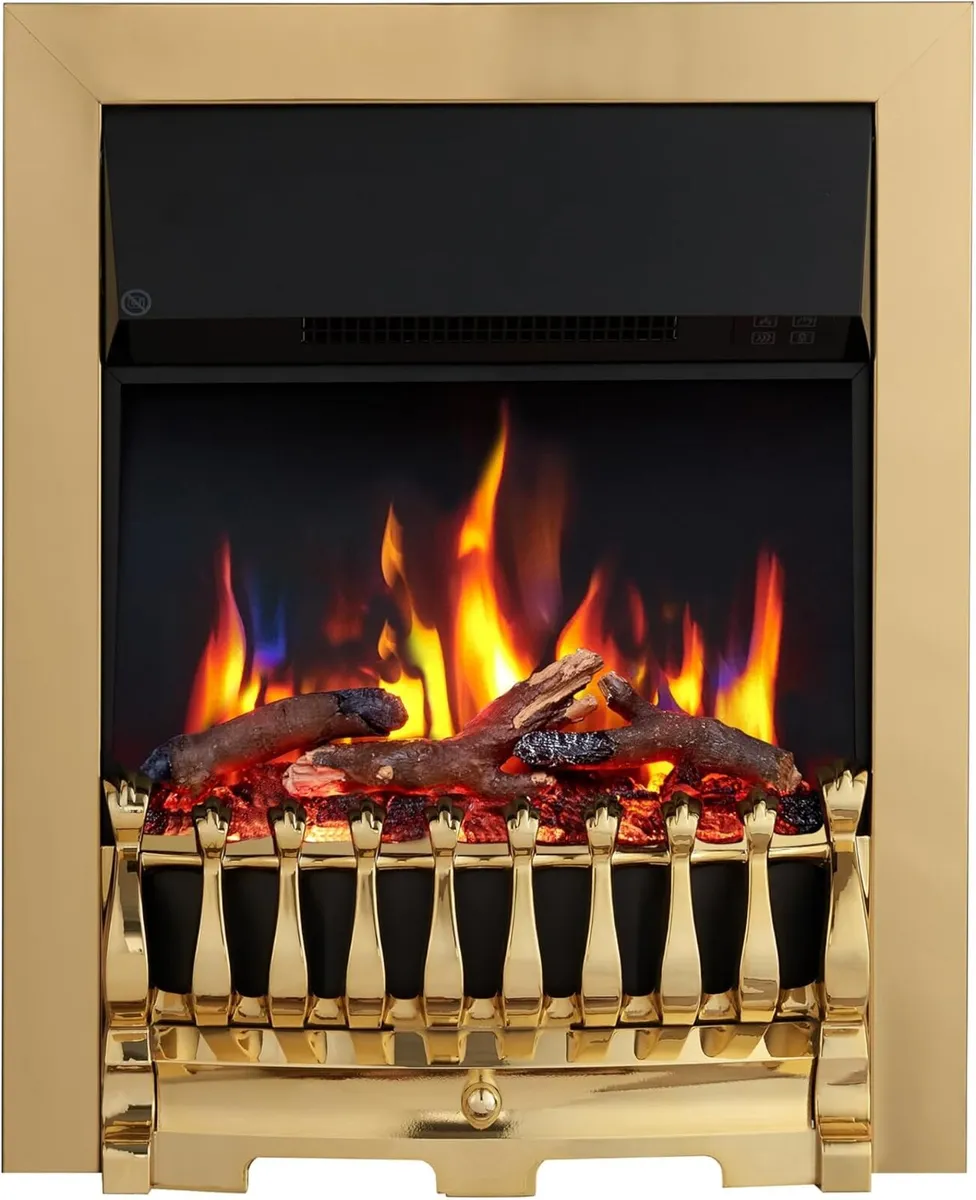 16" Freestanding Electric Fireplace Insert - Image 1
