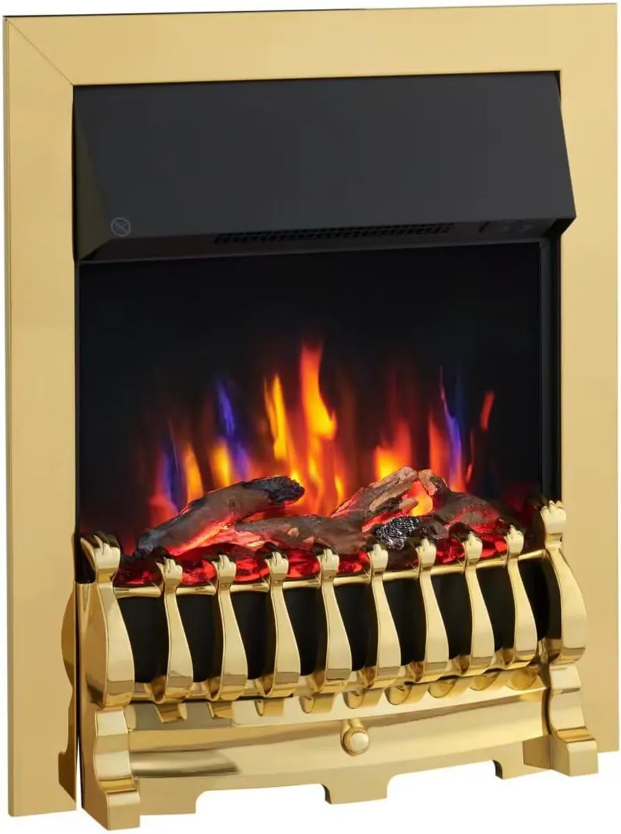 16" Freestanding Electric Fireplace Insert - Image 2