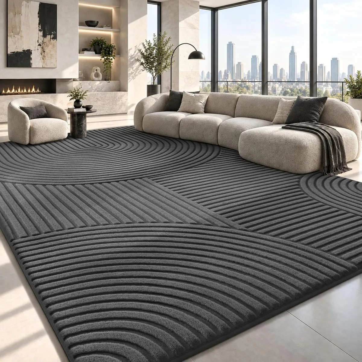 Large Rugs Living Room Washable Rug - Image 1