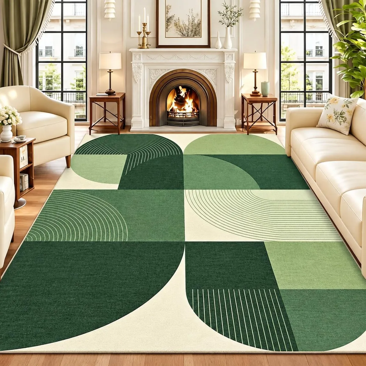 Area Rug Washable Non Slip - Image 1
