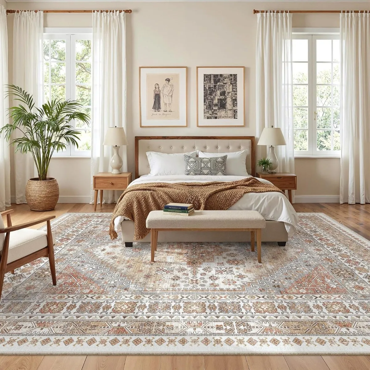 Washable Large Rugs for Living Room - Image 3