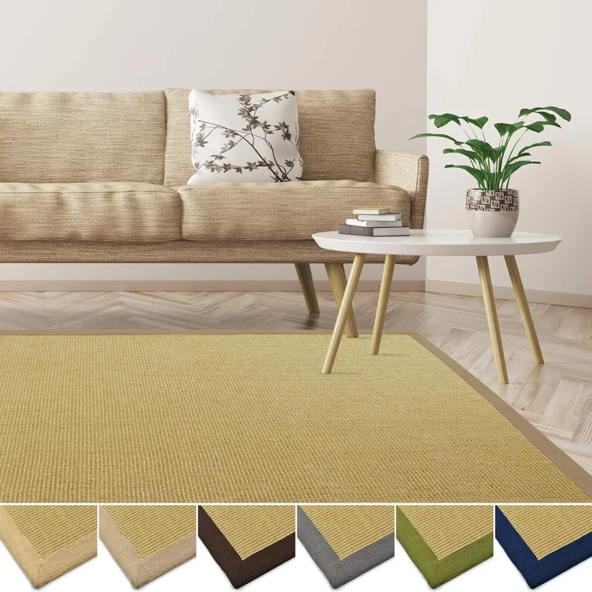 Sisal Rug Non-Slip Resistant - Image 1