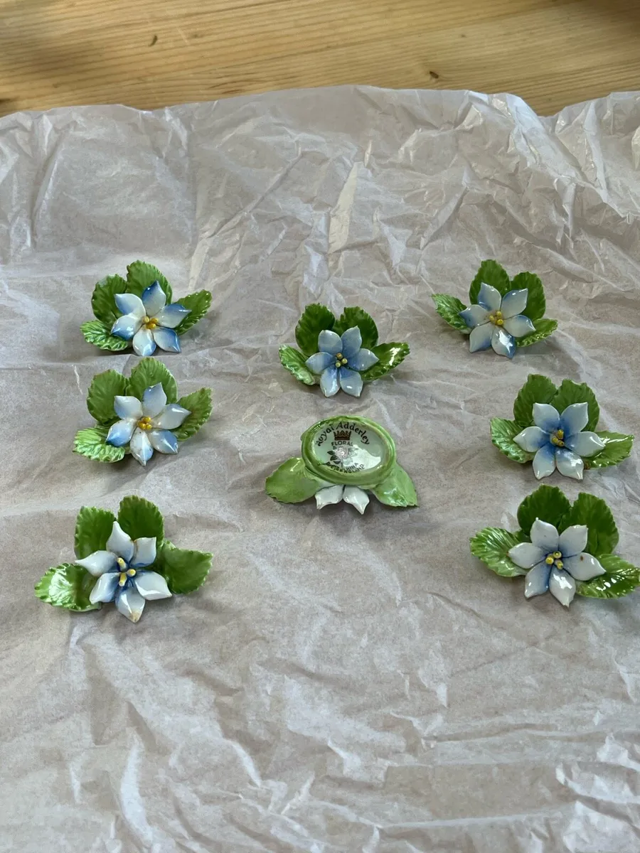 Royal Adderley Floral China 8 pieces
