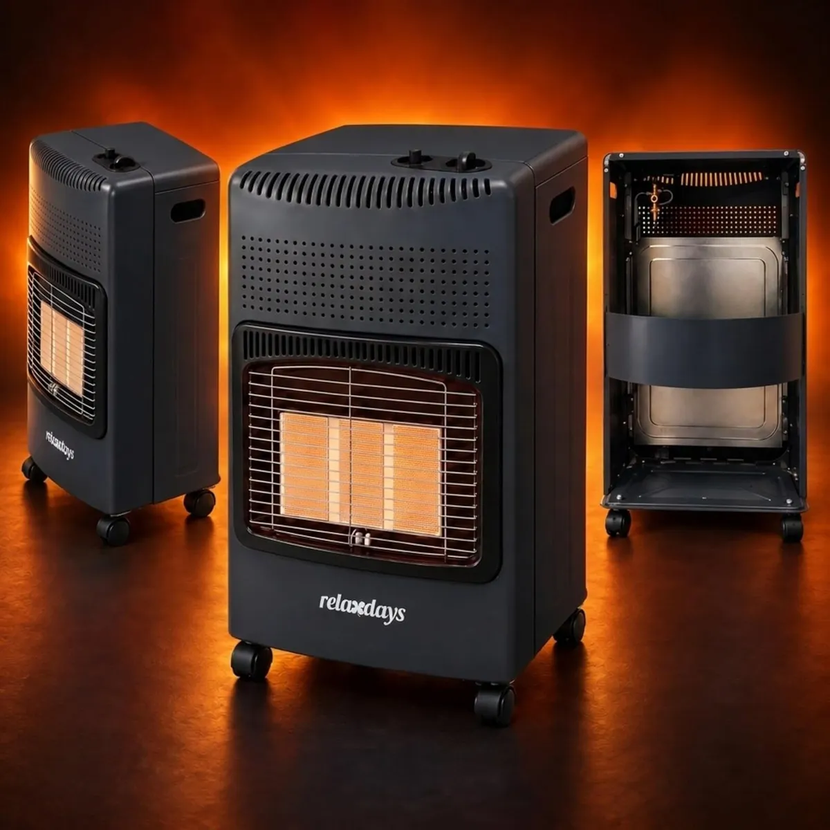 Metal Gas Heater 3 Ceramic Plates -4200W - Image 2
