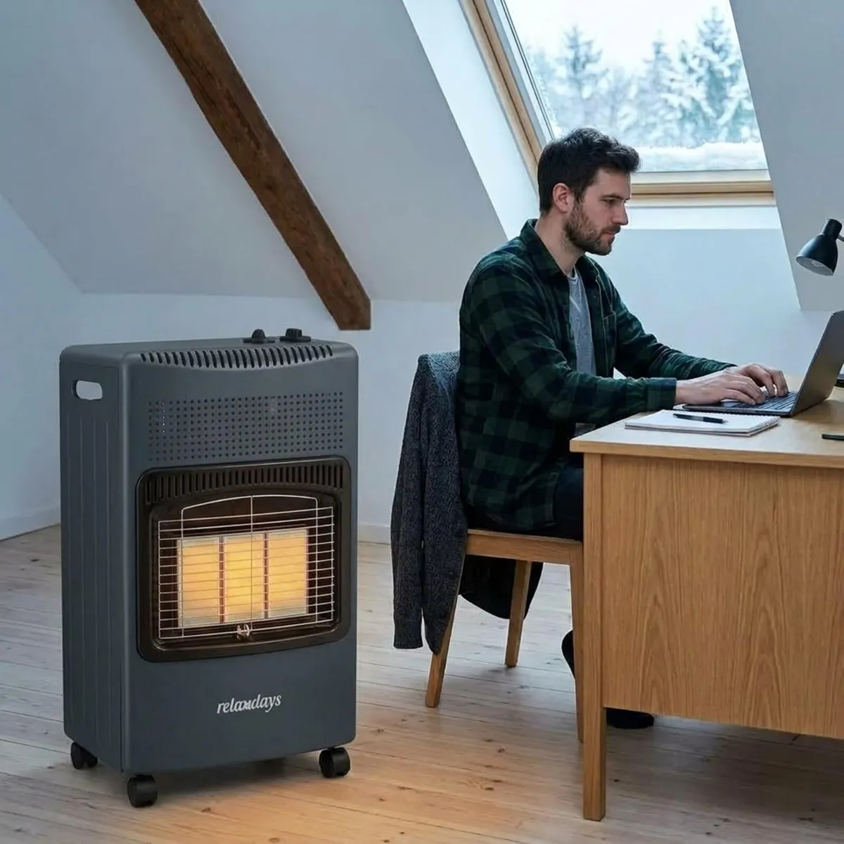 Metal Gas Heater 3 Ceramic Plates -4200W - Image 3