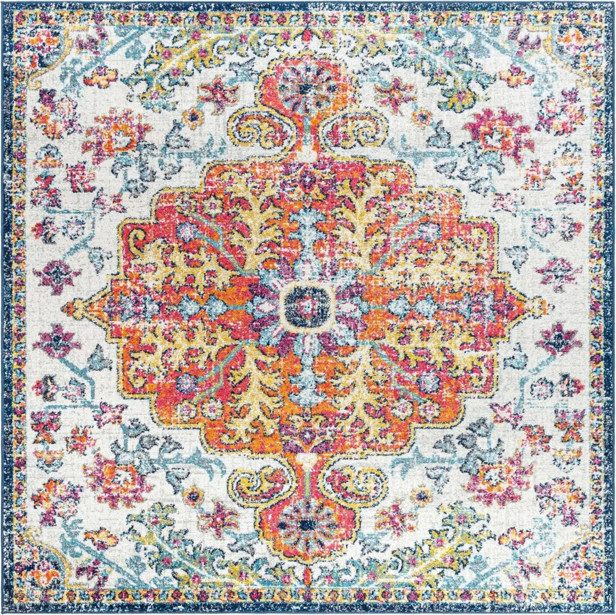 Lou Asmara Vintage Rug Living Room 200x200CM - Image 3