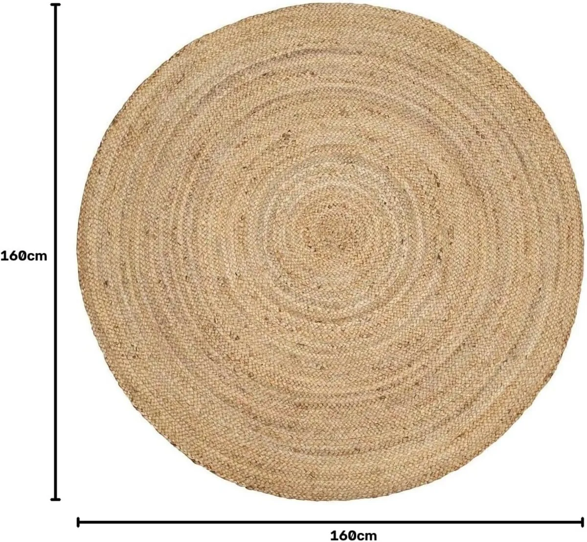 Round Braided Natural Scandi Minimalist Handmade - Image 3