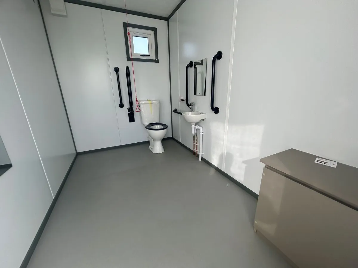 10 x 8 New Portable Toilet Cabin for Sale / Rent - Image 3