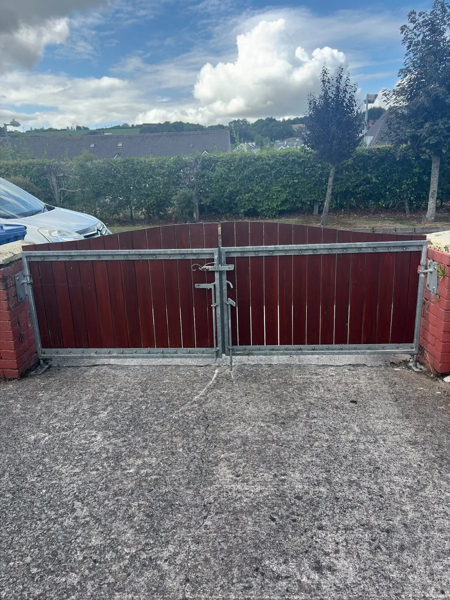 Driveway Gates Dipped in Galvanised - Image 2