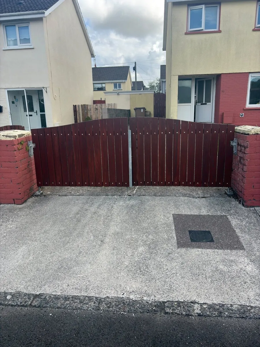 Driveway Gates Dipped in Galvanised - Image 1