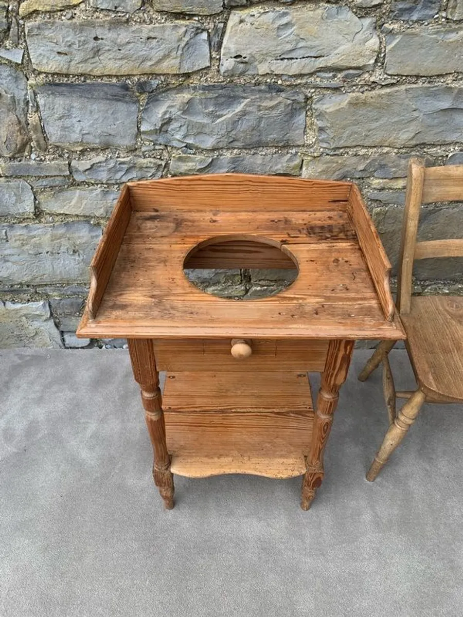 Antique Pine Washstand. - Image 2
