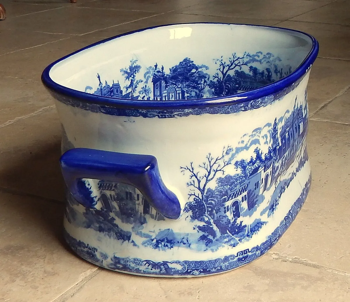 Victoria Ware Ironstone Footbath/Wine Cooler - Image 2