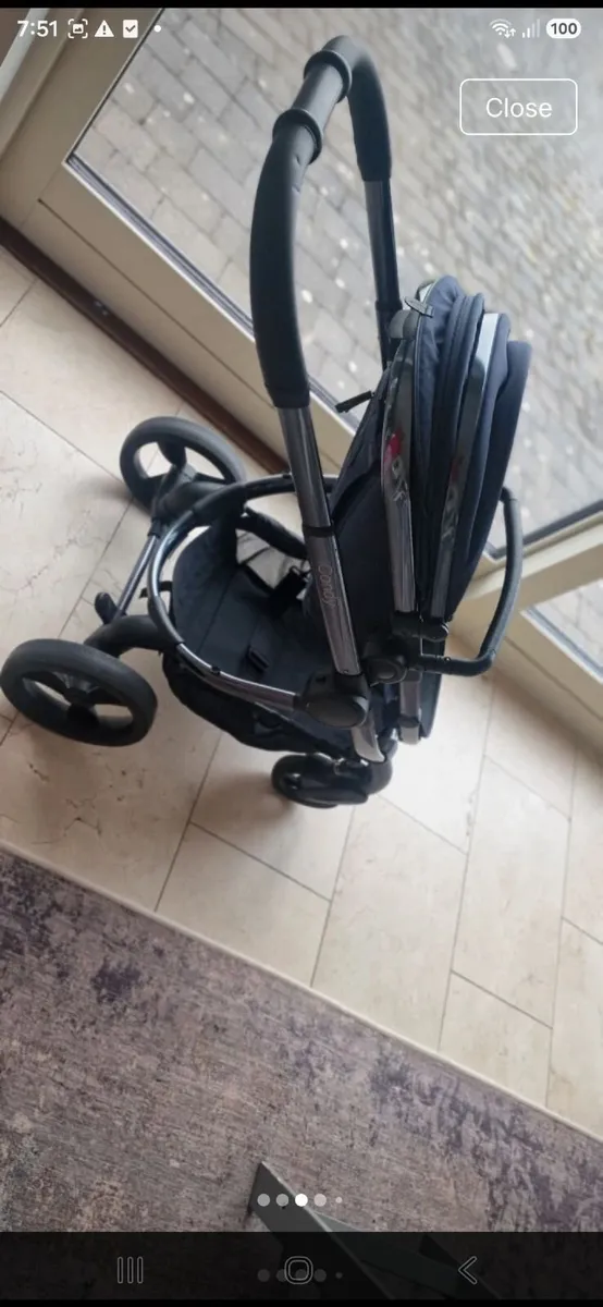 iCandy Peach 7 Pram – Navy Blue – Excellent Condit - Image 3