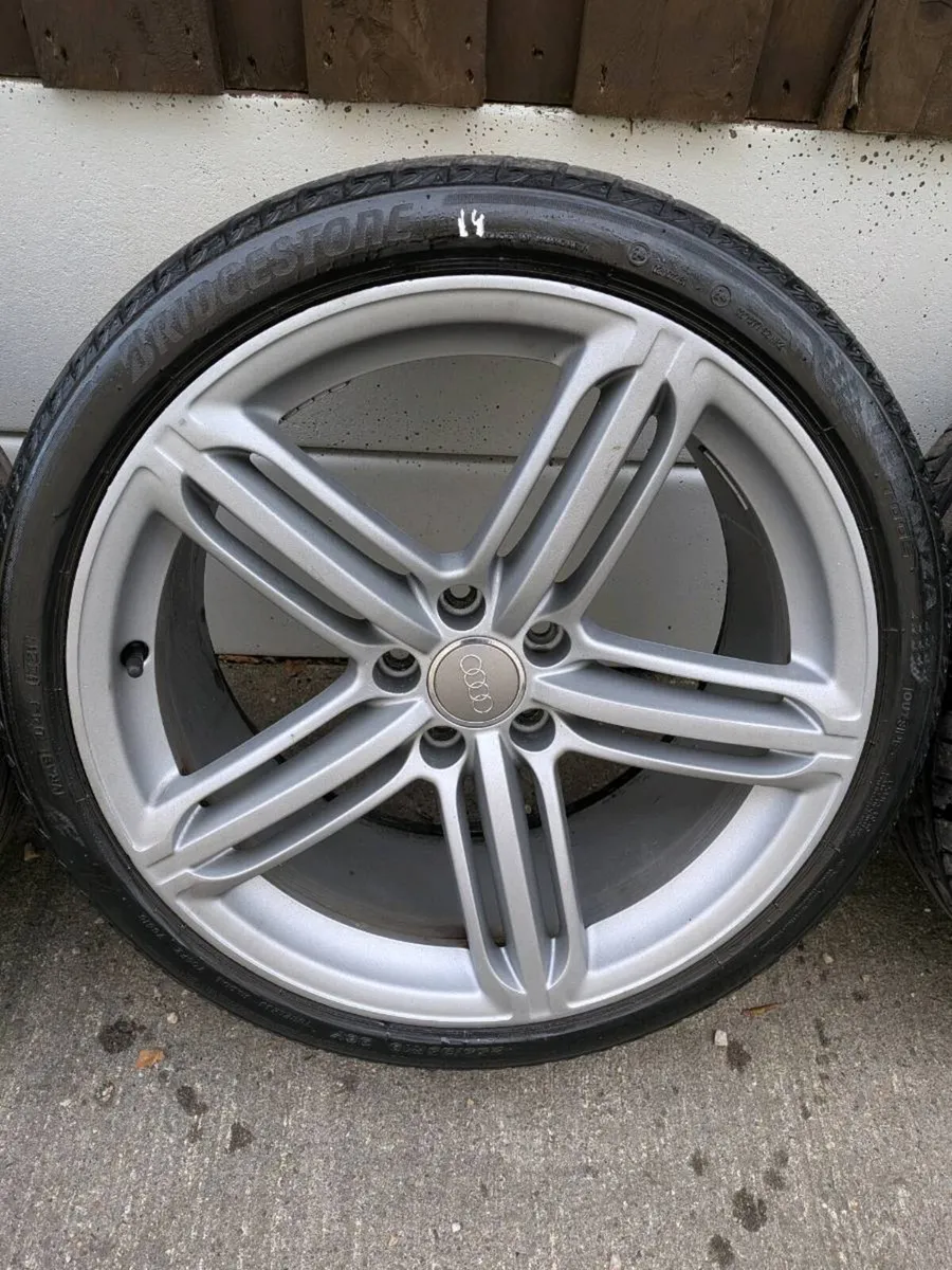 GENUINE AUDI A5 S LINE 19” ALLOY WHEELS - Image 2