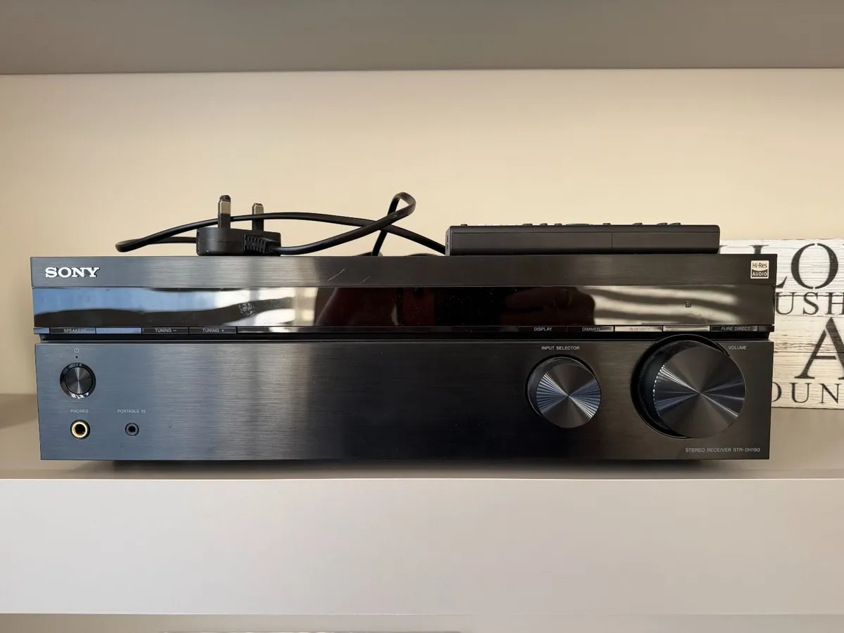 Sony STR-DH190 Stereo Receiver - Image 1