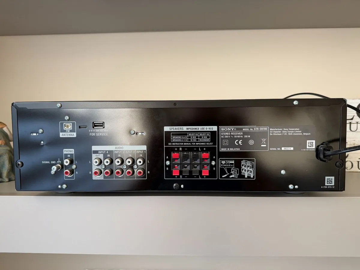 Sony STR-DH190 Stereo Receiver - Image 2