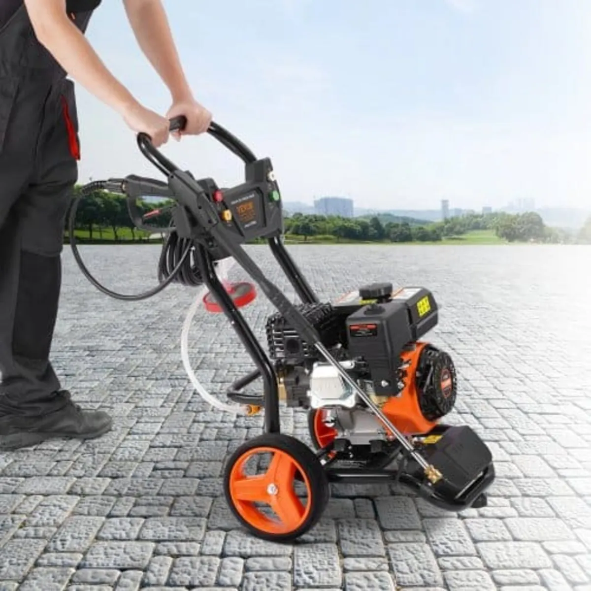 Gas Pressure Washer, 3950 PSI 10L/min, 2.6 GPM Gas - Image 4