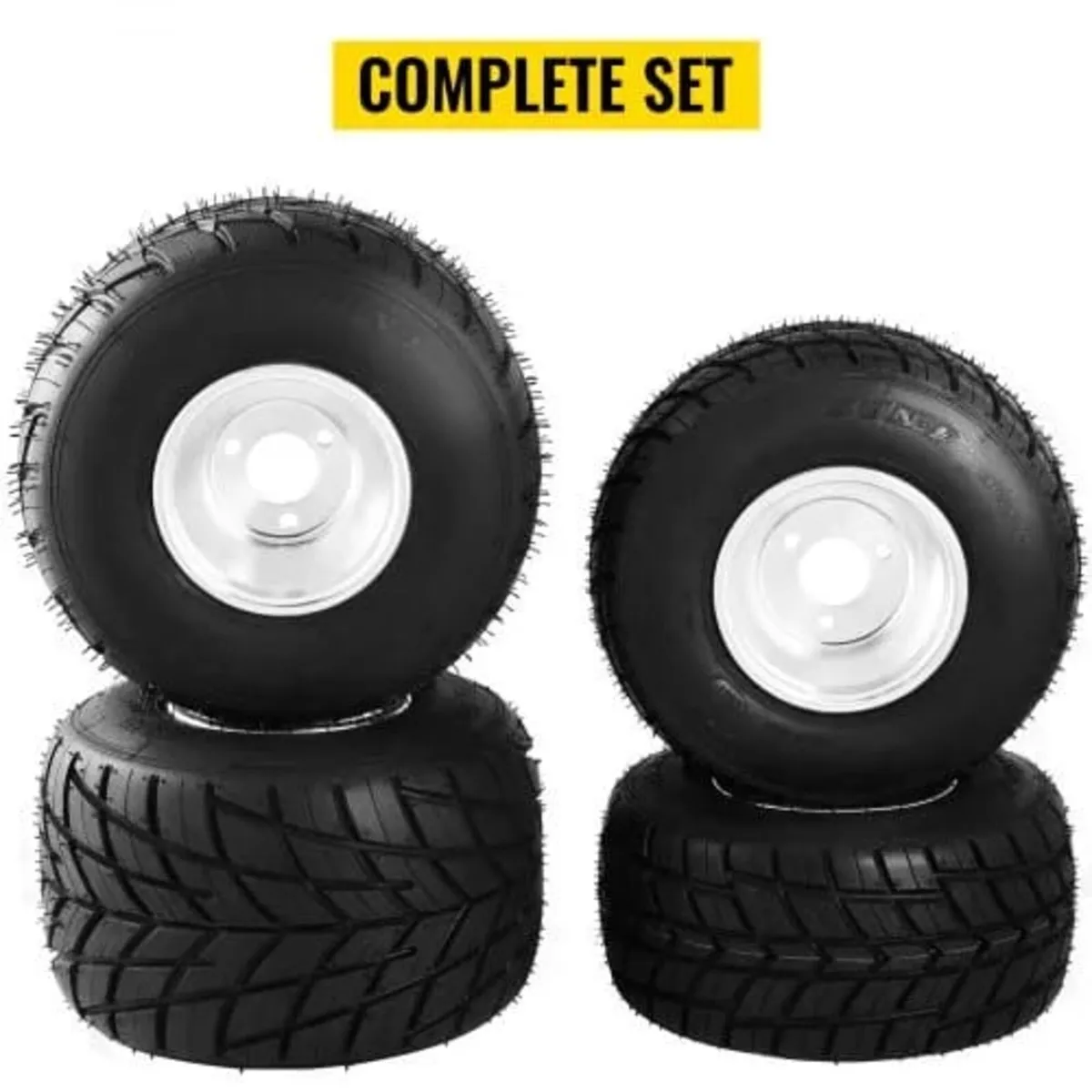Go Kart Wheels Rain Tires Set of 4 Rim & Tyre Dura - Image 4