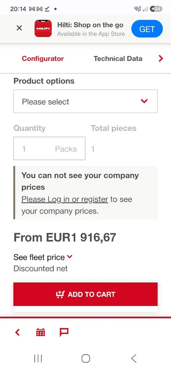HILTI TE60 ATC  warranty/receipt - Image 4