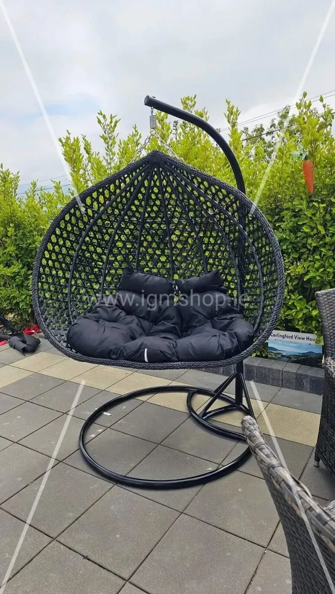 Rattan swing chair egg chair brand new - Image 2
