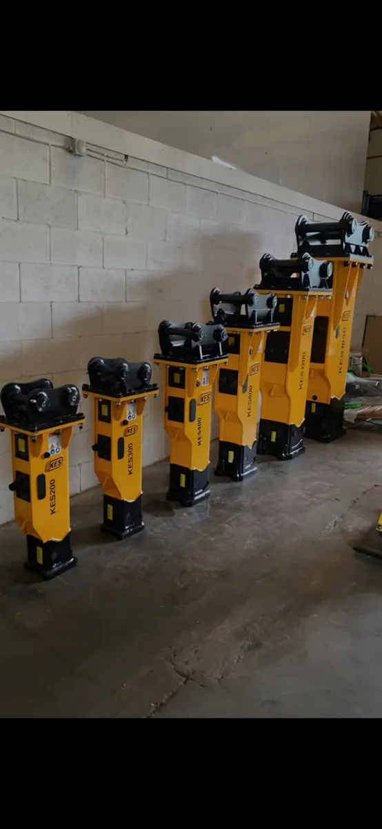 KES400 Rock Breaker's For Sale. Suits 4/6.5 Ton - Image 3