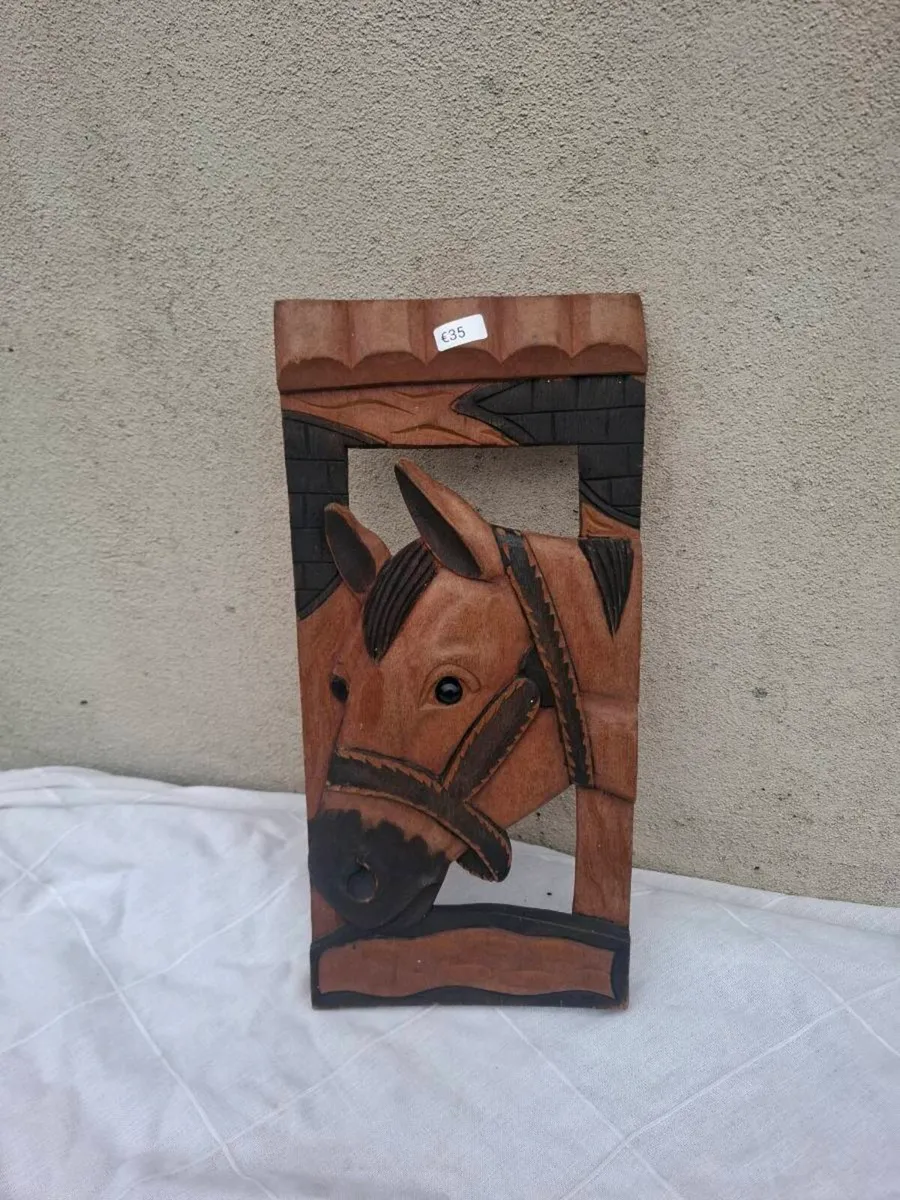 Horse wood frame postage possible - Image 1