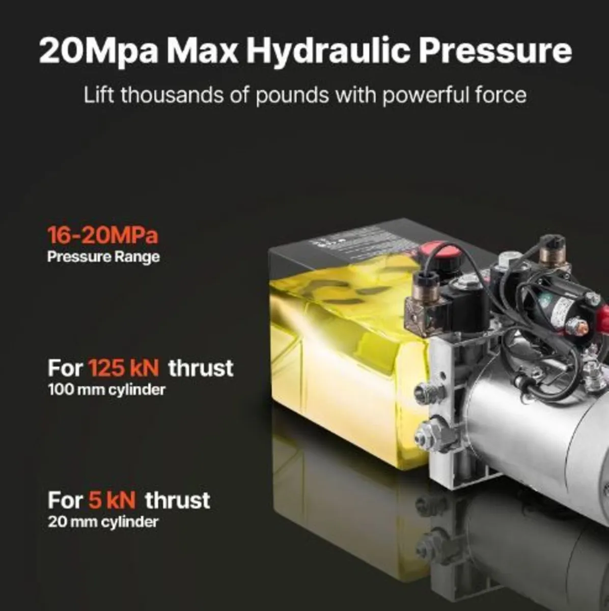 4 L Hydraulic Power Unit, Double Acting - Image 2