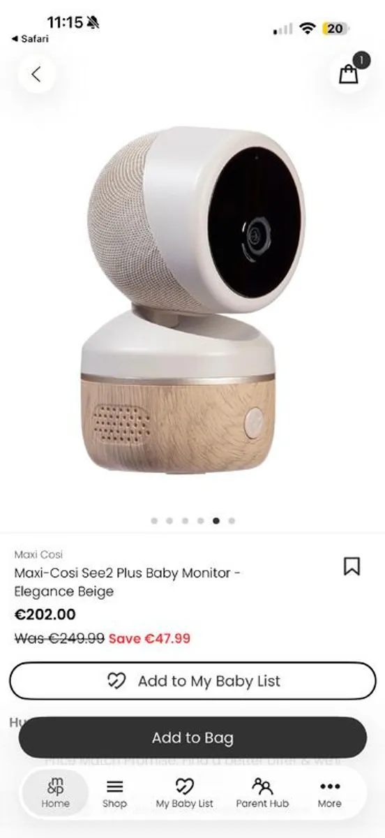 Maxi-Cosi See 2 Plus Baby Monitor - Image 4
