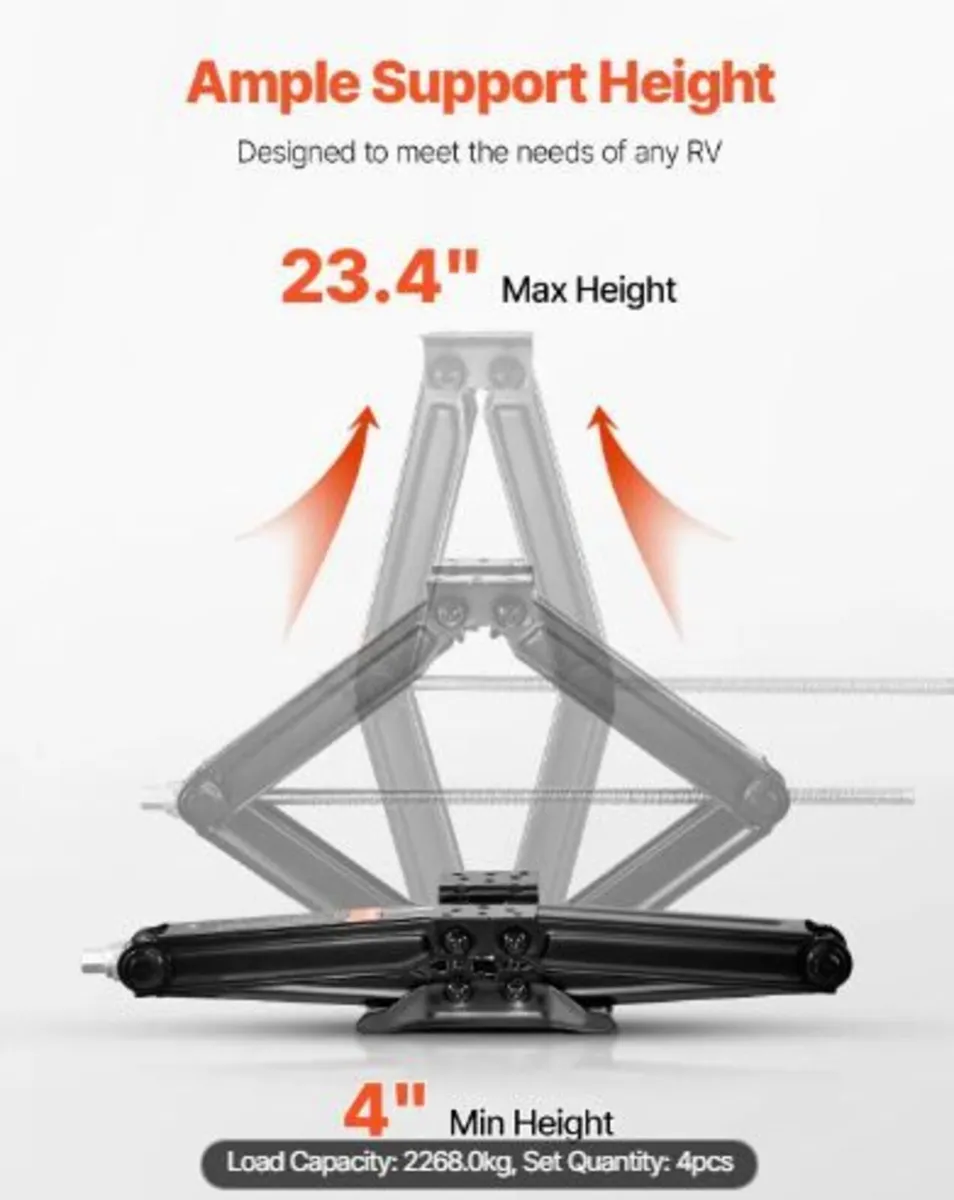 5000 lbs RV Scissor Jacks - Image 3