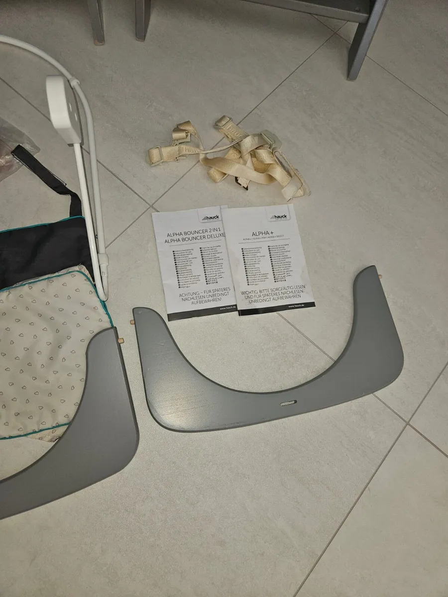 2 x Hauck Alpha+ Highchairs - Image 4