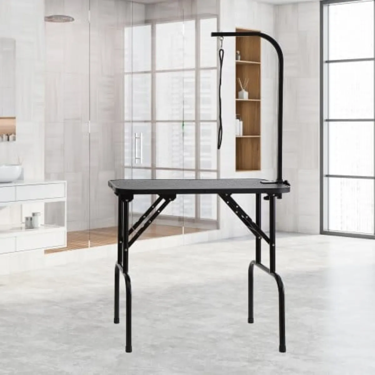 Pet Grooming Table Arm with Clamp, 808 x 460 mm Do - Image 4