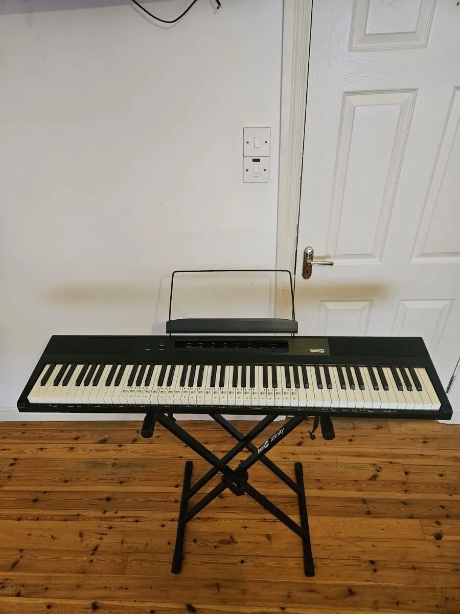 RockJam 88 Key Digital Piano + Xfinity Stand - Image 2