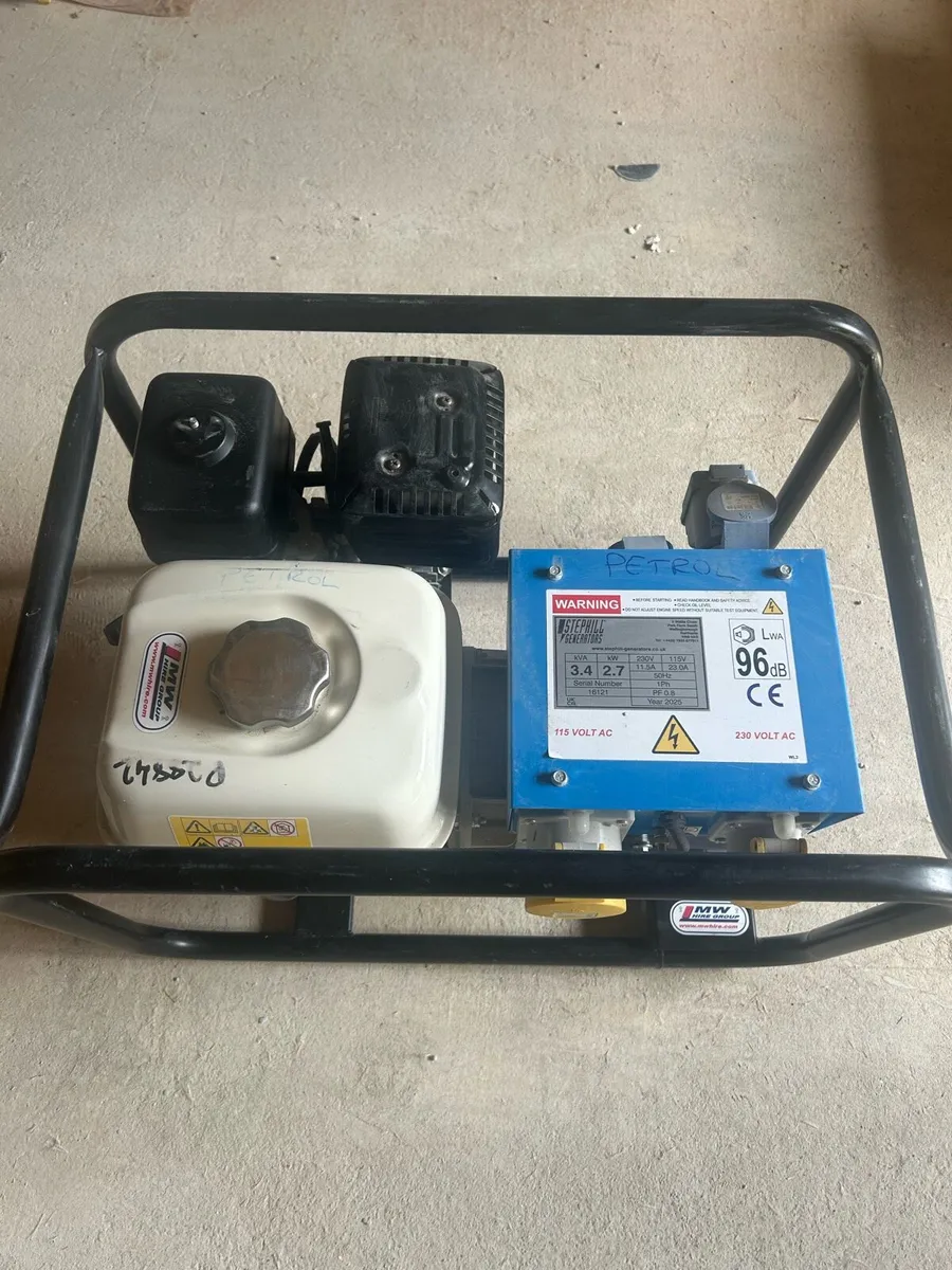 Honda GX 200 Petrol Generator New - Image 3