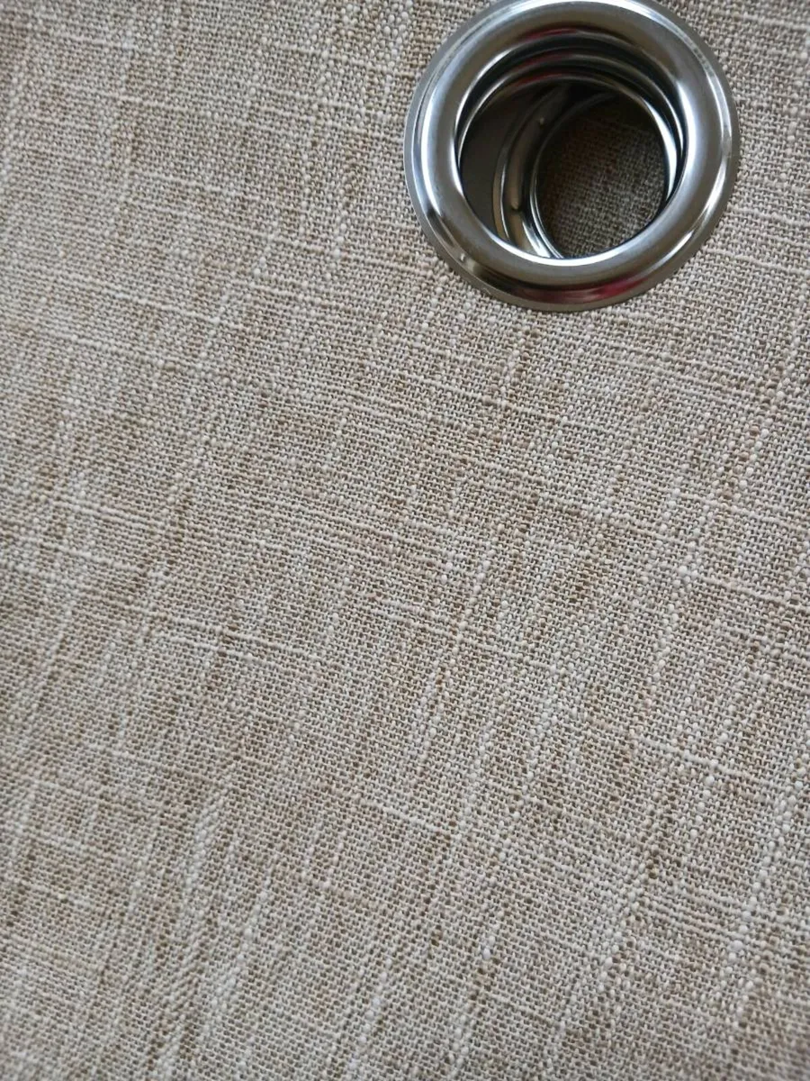 90x90 Beige Curtains - Image 1