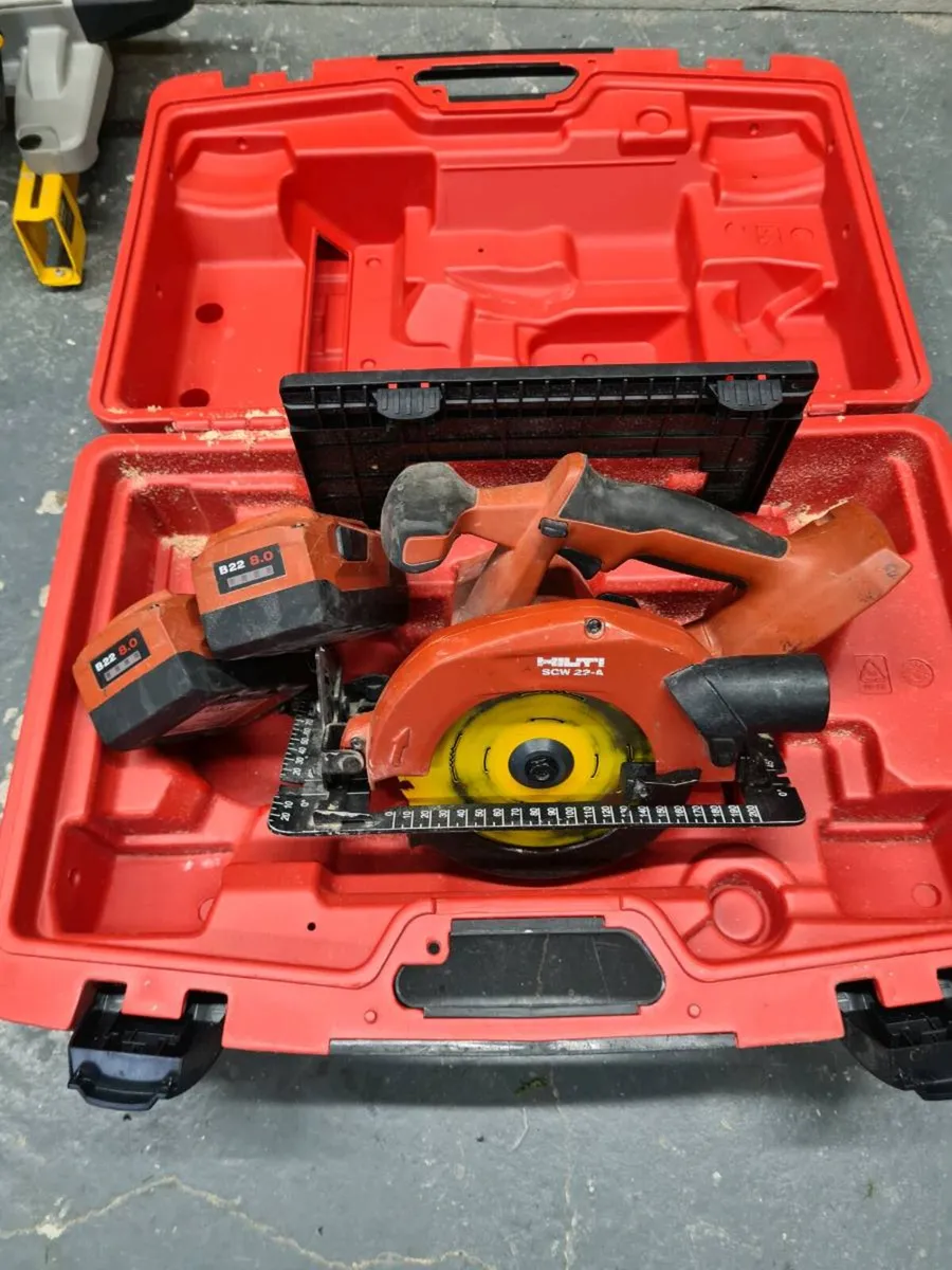 Hilti 22v cordless skillsaw - Image 1