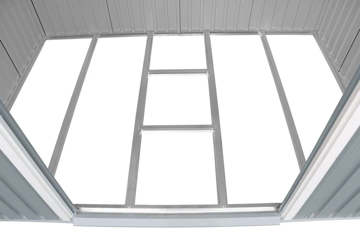 🏠 8x6 TOP PENT SKYLIGHT STEEL GARDEN SHED - Image 4