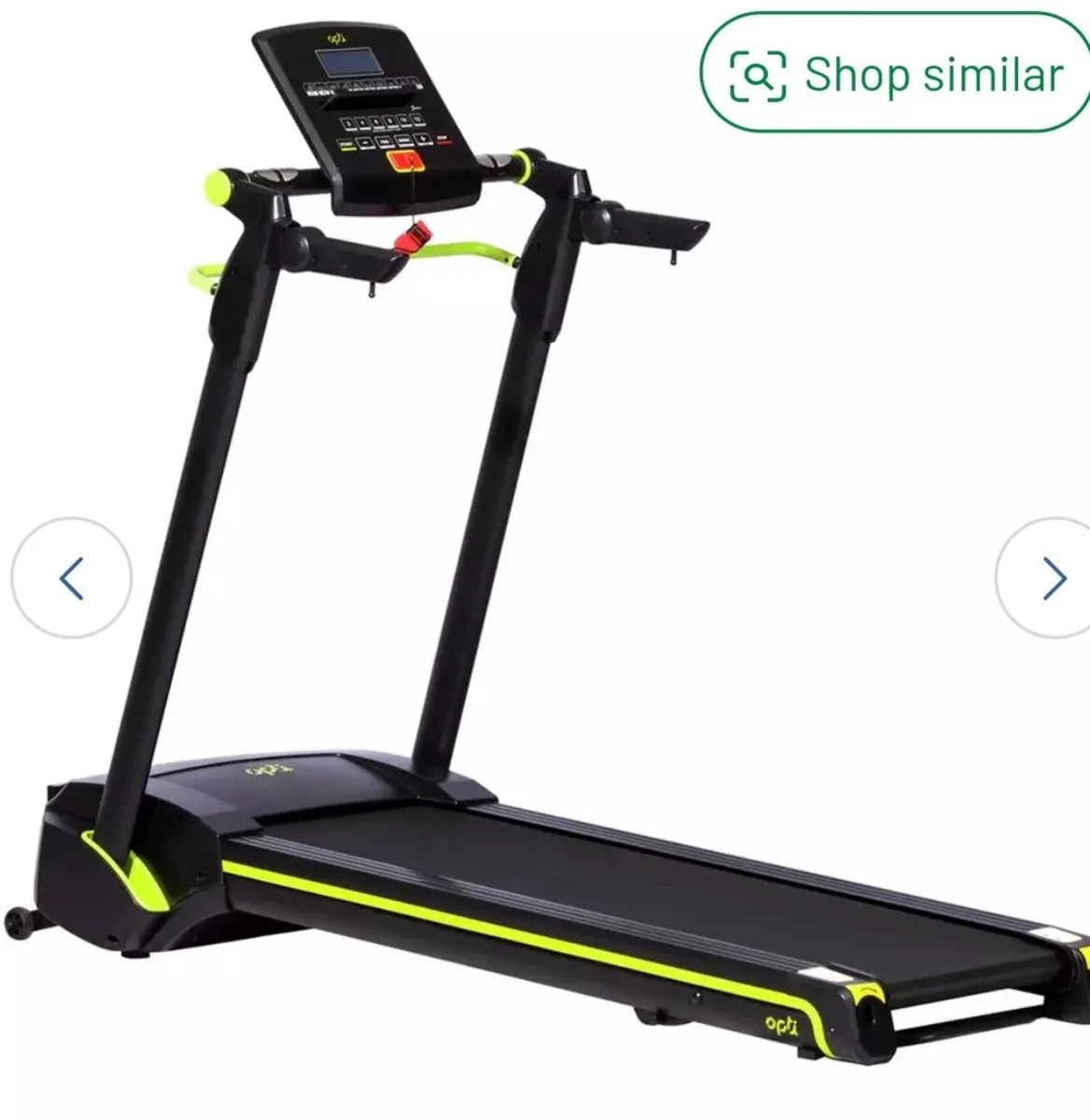 Treadmill - Opti Folding Treadmill with incline.