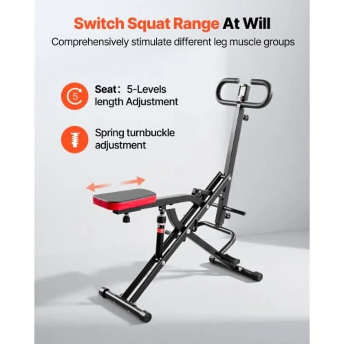 Squat Machine, Deep Squat Rowing Machine for Home, - Image 2