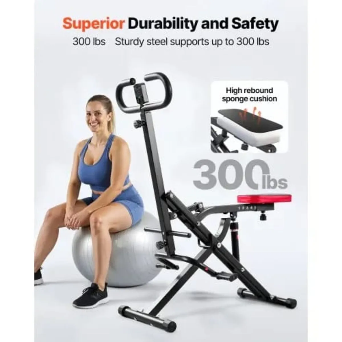 Squat Machine, Deep Squat Rowing Machine for Home, - Image 4